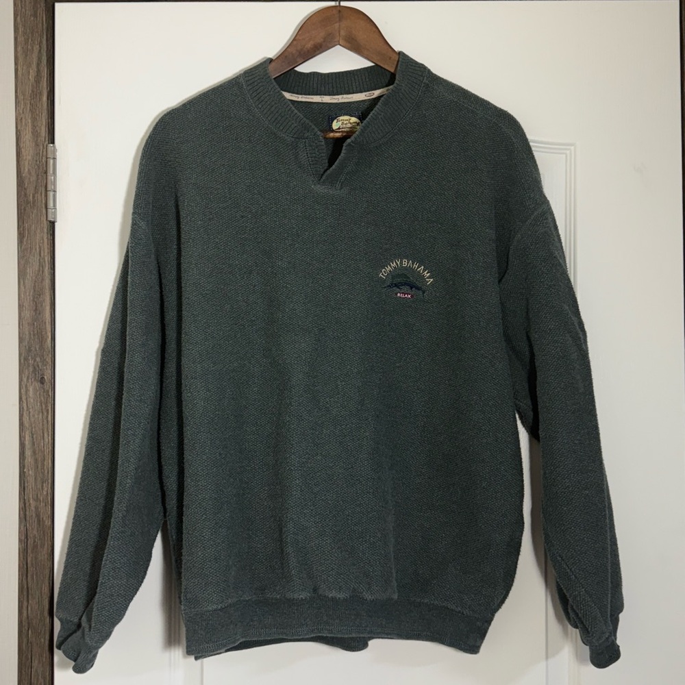 Vintage Tommy Bahama Green Relax Crewneck Sweater